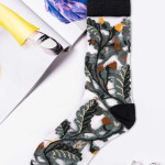 Носки женские длинные. Дуб. Сетка. Тип38. Микс.