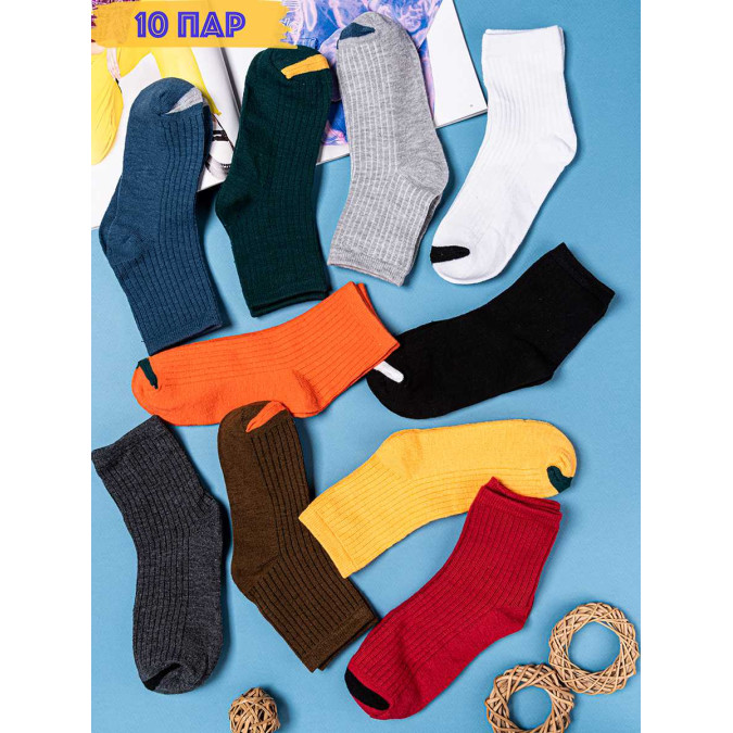 Набор носков. 10 пар. Тип 10. 08332 / 08333 / 08334 / 08335 / 08336 / 08337 / 08338 / 08339 / 08340 / 08341