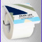 Держатель для туалетной бумаги. Enjoy life.