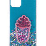 Чехол  для Apple Iphone 11 Pro Max. Дизайнерский. Glitter. Ice cream.