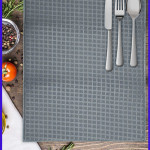 Коврик для сушки посуды. Серый.