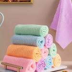 Салфетка для уборки. (Набор 5 шт.). Яркие цвета.