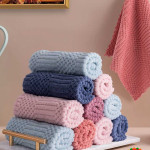 Салфетка для уборки. (Набор 5 шт.). Ребристая.