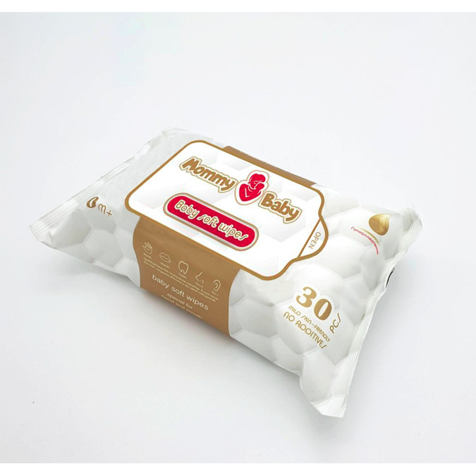 Влажные салфетки Mommy Baby 30 шт. (без клапана)