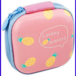 Чехол-сумочка дизайнерский для AirPods / AirPods Pro. Ананас.